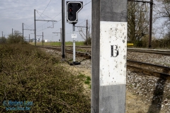 letter B | spoorlijn