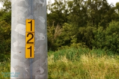 121 | nummering verlichtingspaal
